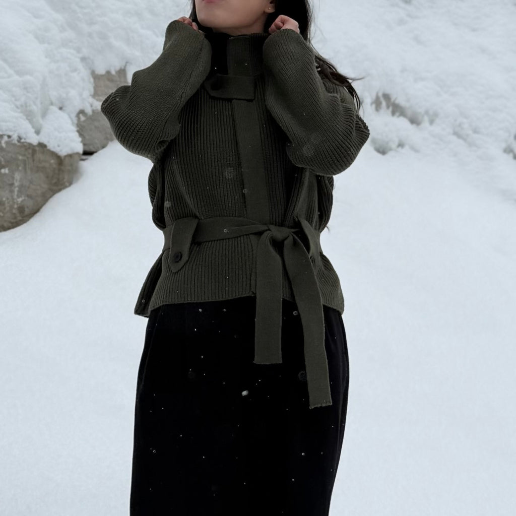 Gentle Wrap Rib Knit