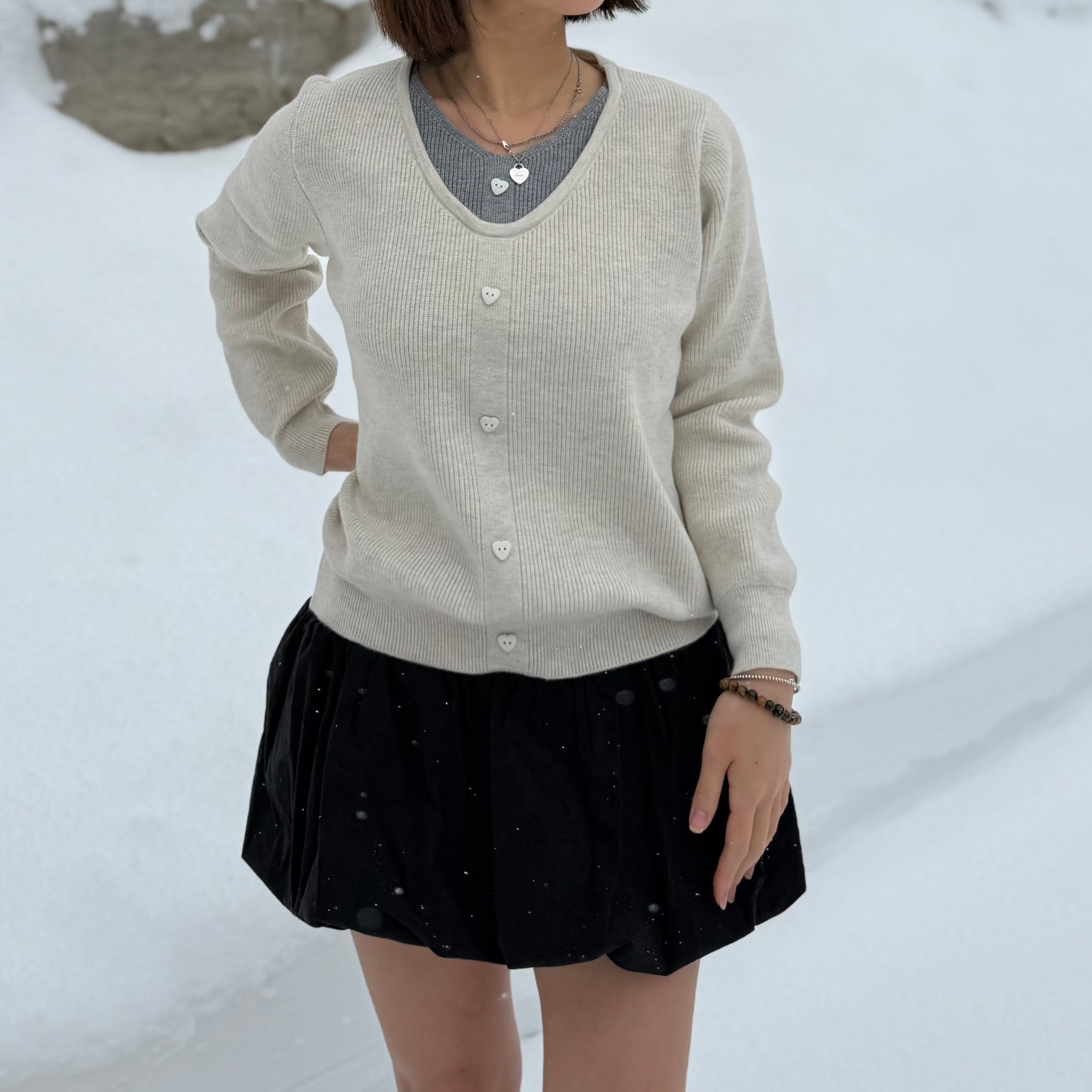 Blush Heart Knit