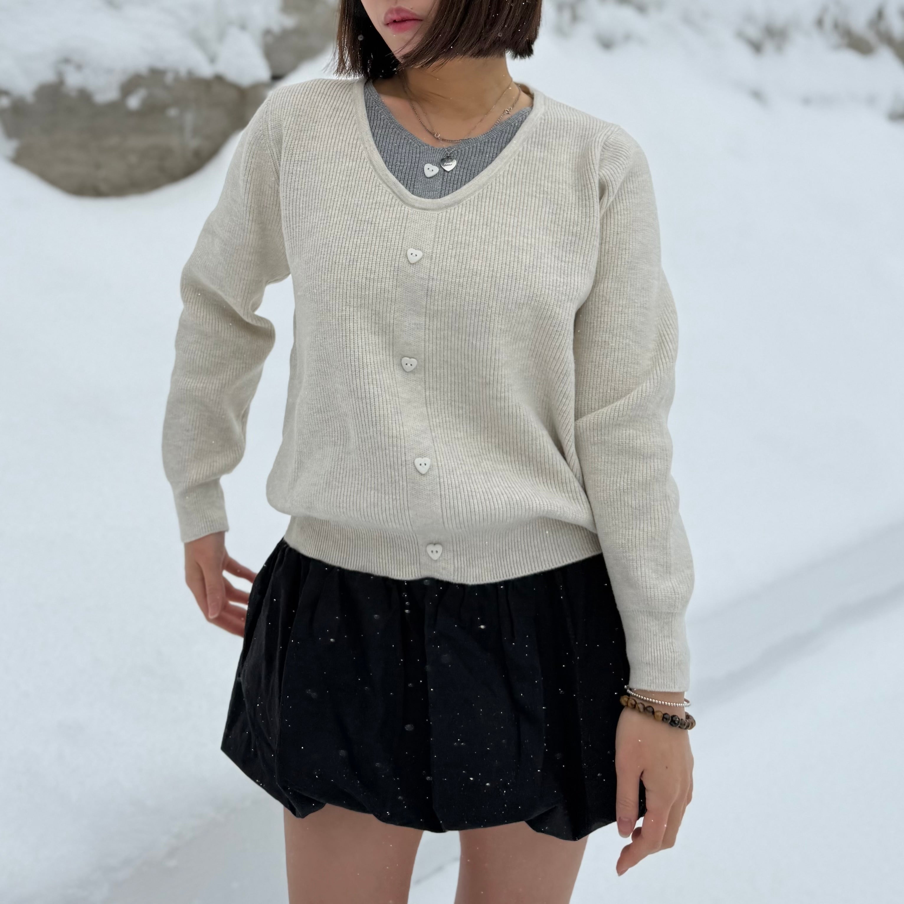 Blush Heart Knit