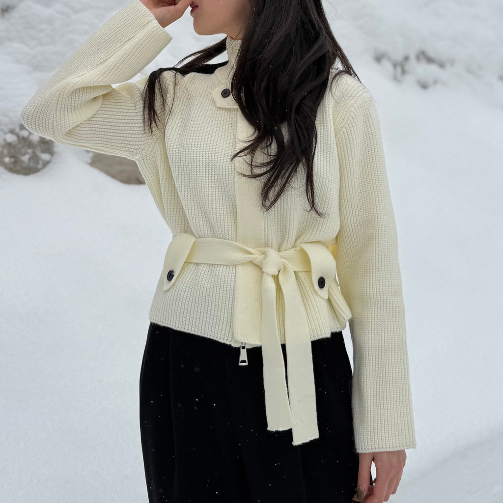 Gentle Wrap Rib Knit