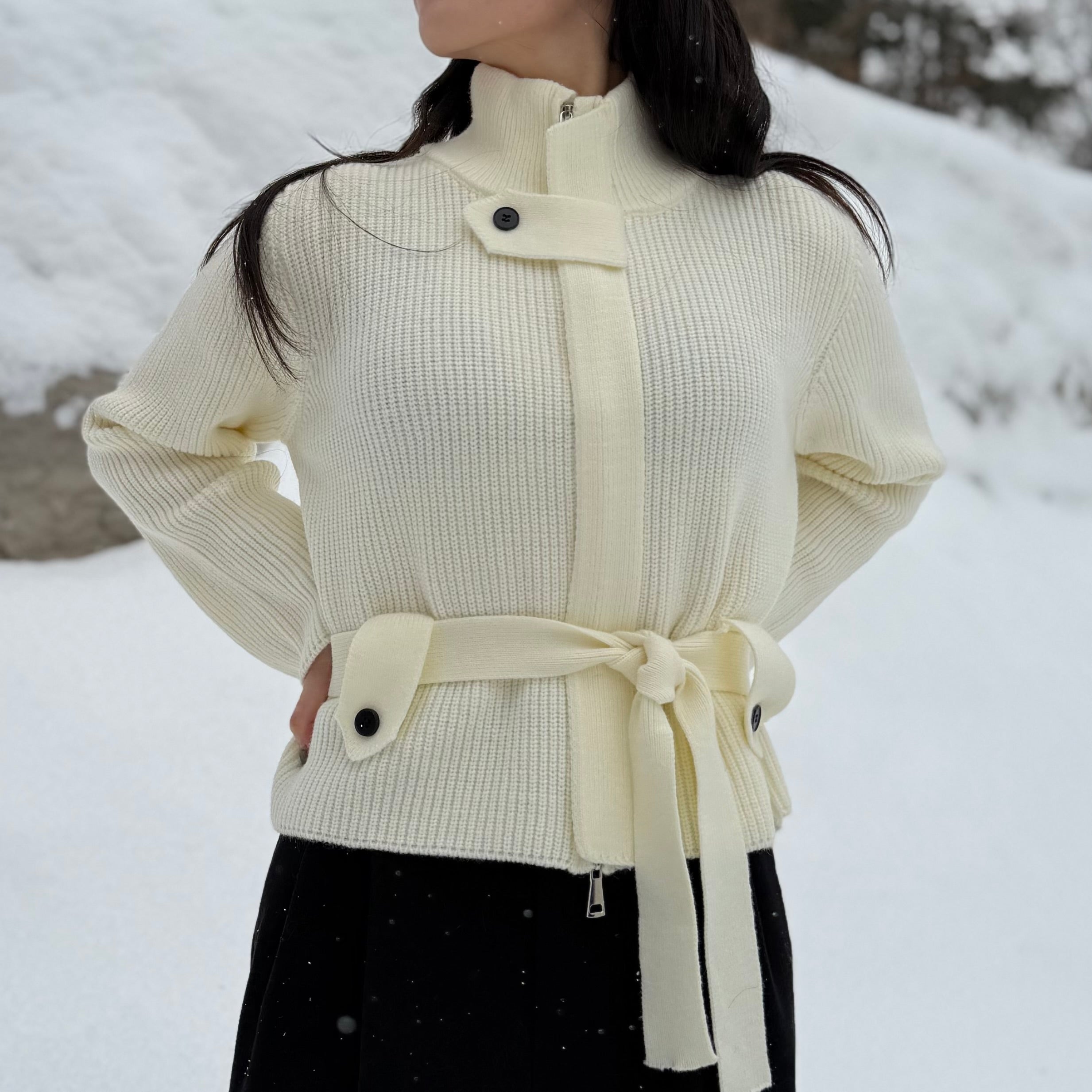 Gentle Wrap Rib Knit